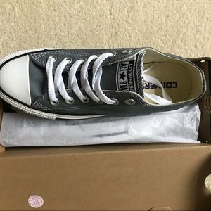 Brand new in box Converse grey low tops